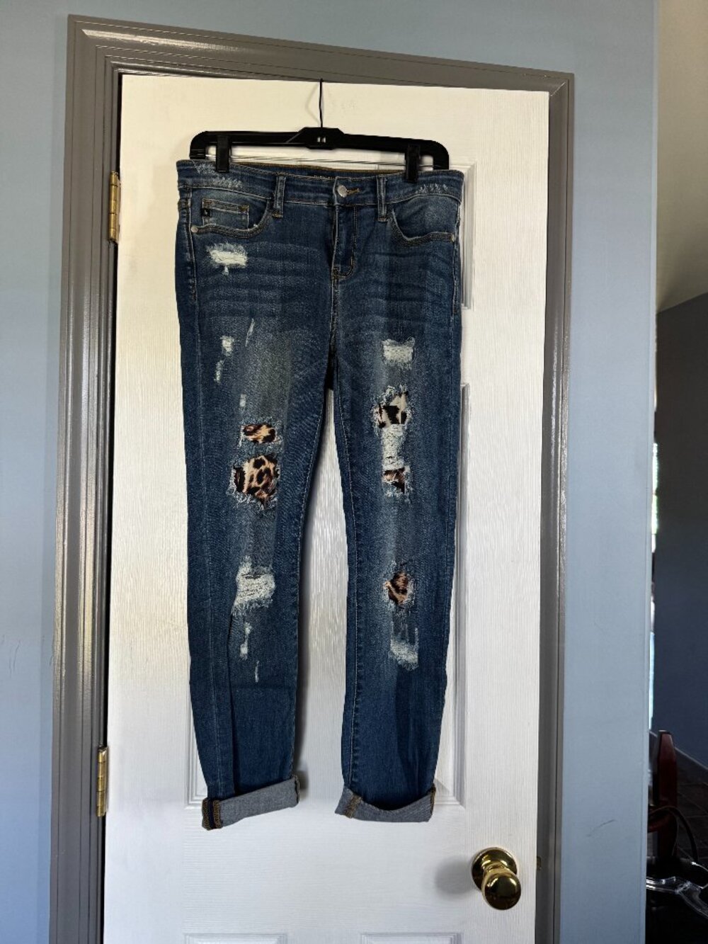 Judy Blue Size 9/29 Denim 5 Pocket Distressed Skinny Fit  Jeans JB8265MD EUC